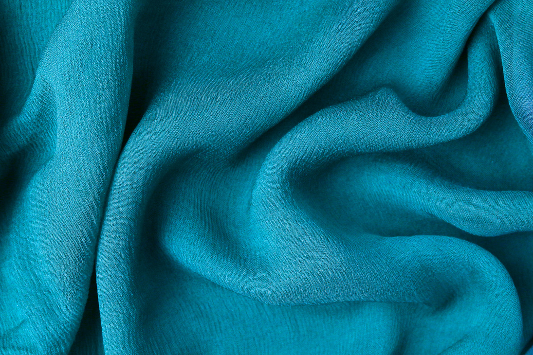 Folded Blue Textile